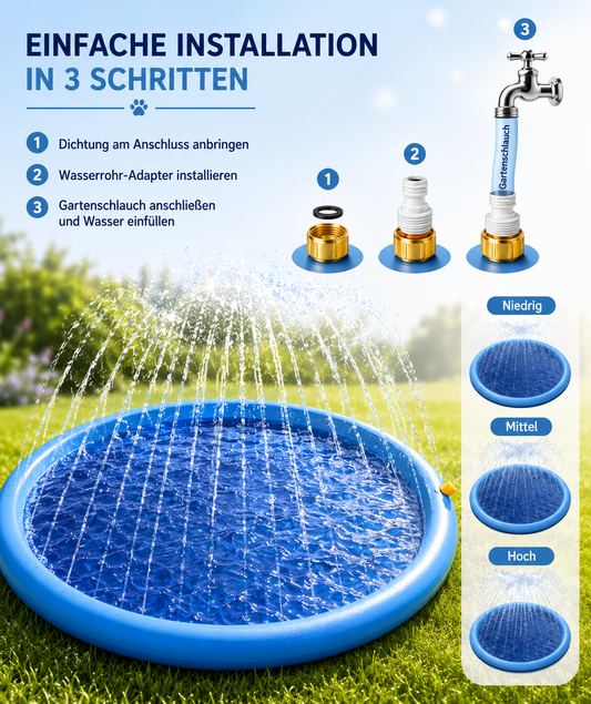 AbkühlPfote-kühlende Sommer-Poolmatte