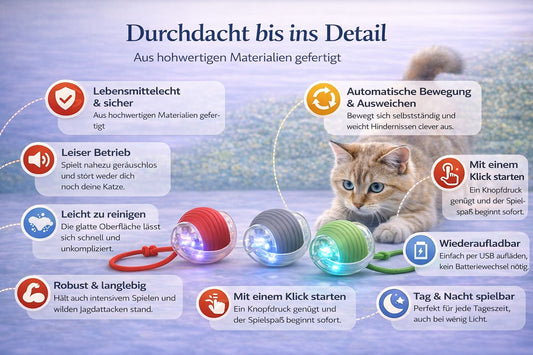 Fangball für aktive & jagdfreudige Katzen