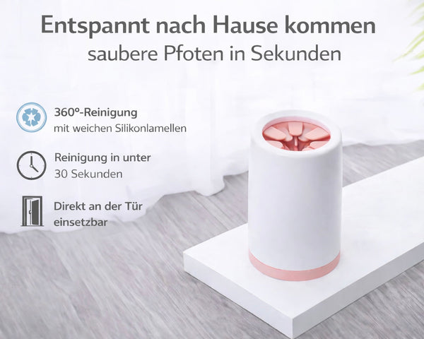 PfotenPro Reinigungstasse für saubere Pfoten