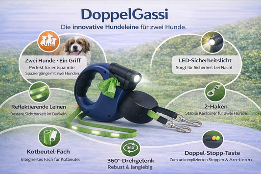 DoppelGassi - Hundeführerleine